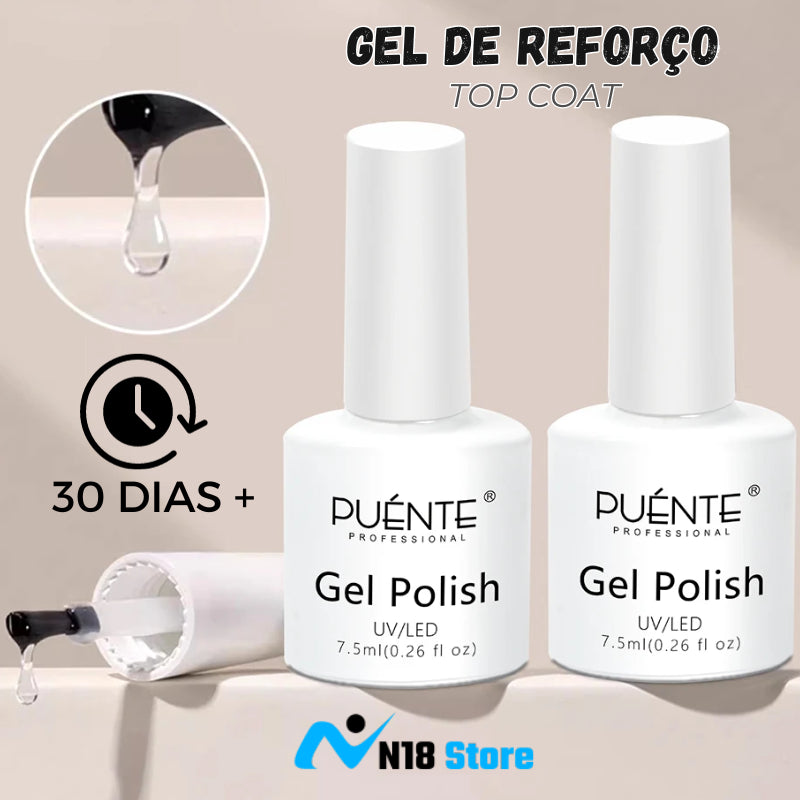 GEL DE REFORÇO PARA AS UNHAS - TOP COAT