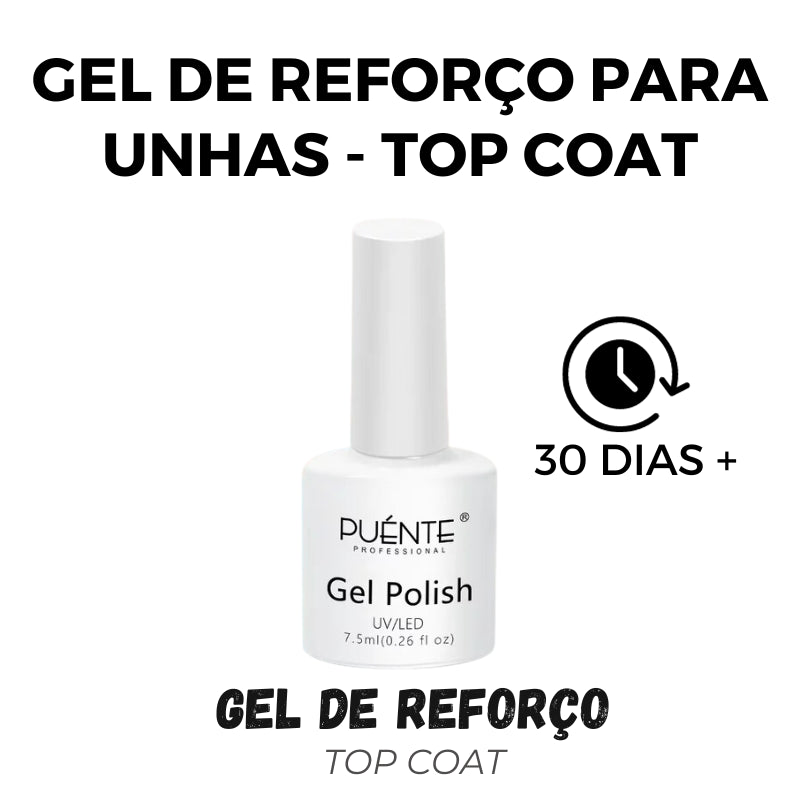 GEL DE REFORÇO PARA AS UNHAS - TOP COAT