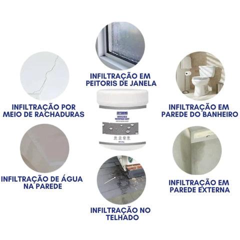 Selante para Infiltrações e Vazamentos JAYSUING - Compre 1 e Leve Brinde Pote 30g + Pincel - N18 Store