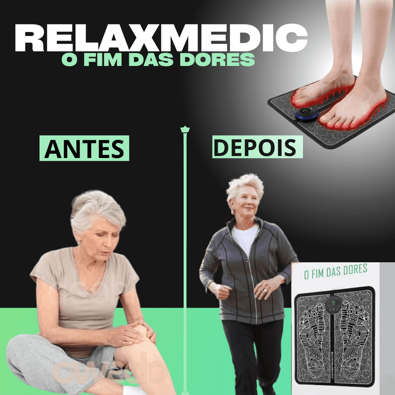 Massageador RelaxMedic® - Reduz Dores e Inchaços - N18 Store